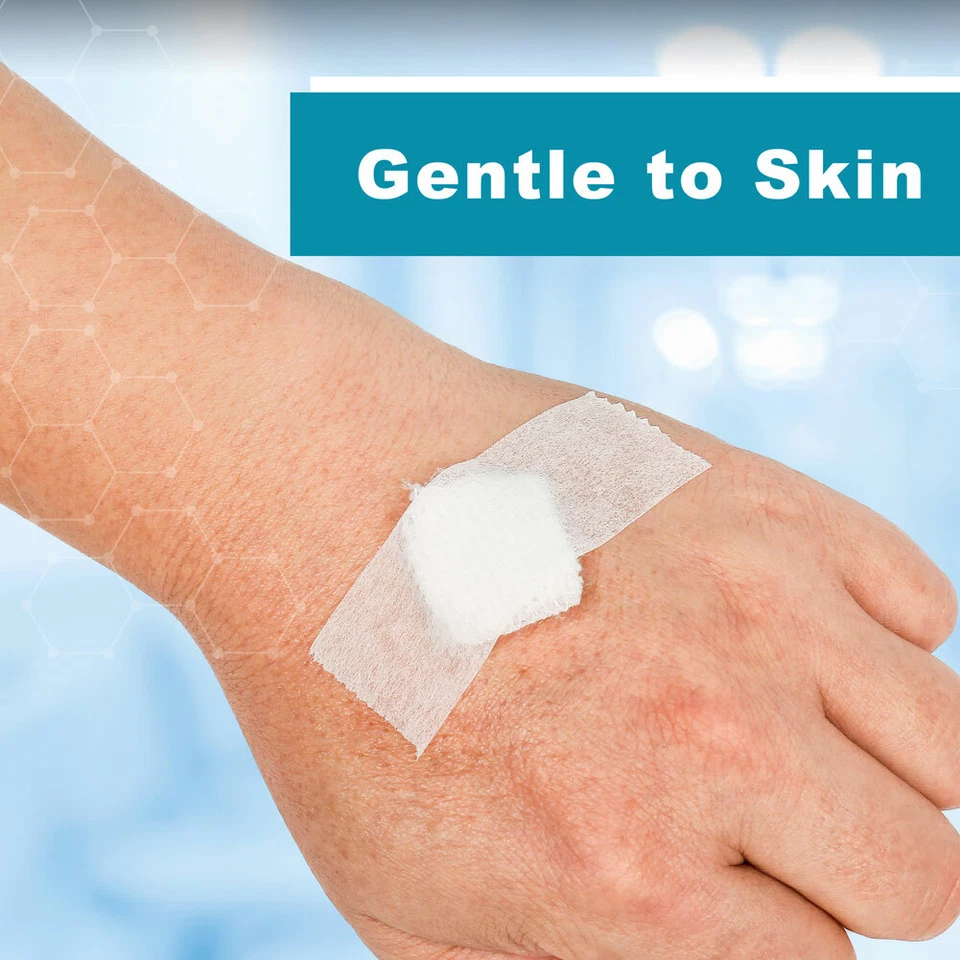 12x Cinta Médica Quirúrgica Cintas de Papel para Piel Envoltura para Heridas 1''x10Yardas con Dispensadores Foto 3 de 4