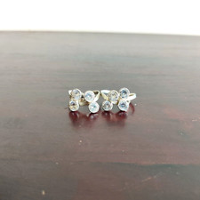 Vintage Toe Rings Old Silver Jewelry 2 Pair Tribal Lady Collectible Rich Patina