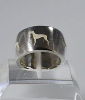 Neuer Greyhound Ring Aus Sterling Silber Luce