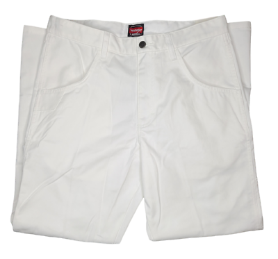 Wrangler Workwear #11827 NEW Men's White Relaxed Fit Tool Pocket