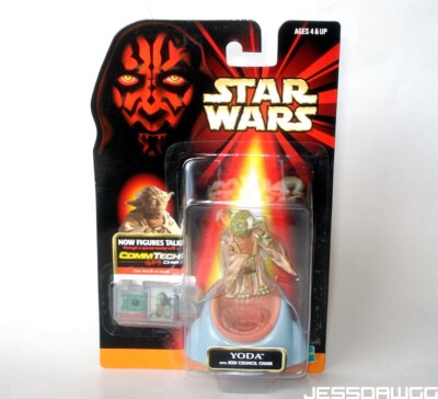New Yoda action figure council chair Star Wars The Phantom Menace by Hasbro Ep1