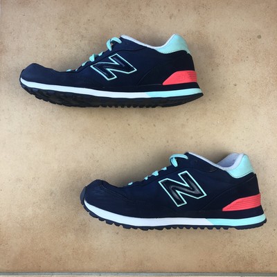 Womenâs NEW BALANCE 515 Navy Blue Pink Shoes Sneakers Sz 10 (27cm) | eBay
