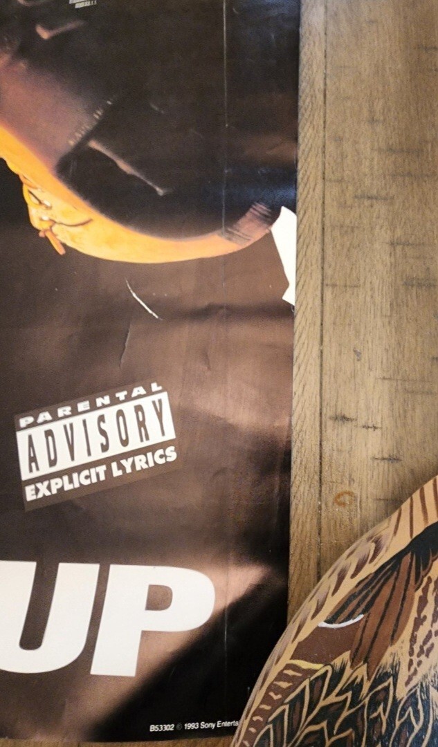 Onyx Bacdafucup promo poster 1993 hip hop rap rare Throw Ya Gunz