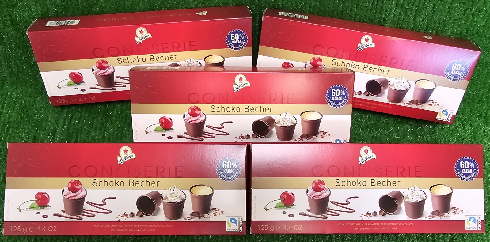46€/kg) 60 Halloren Schoko Becher für Eierlikör Eierlikörbecher Ostern Versand0€