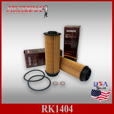RK1404 Oil Filter Set of 2pcs for 2019-2022 Toyota Supra & 2019-2022 X5