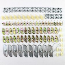 61 1961 Chevy Impala 2 Door Side Molding Trim Fastener Clip Set