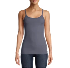 No Boundaries Juniors' Rib Cami Gray Size M 7-9 Tank Top 