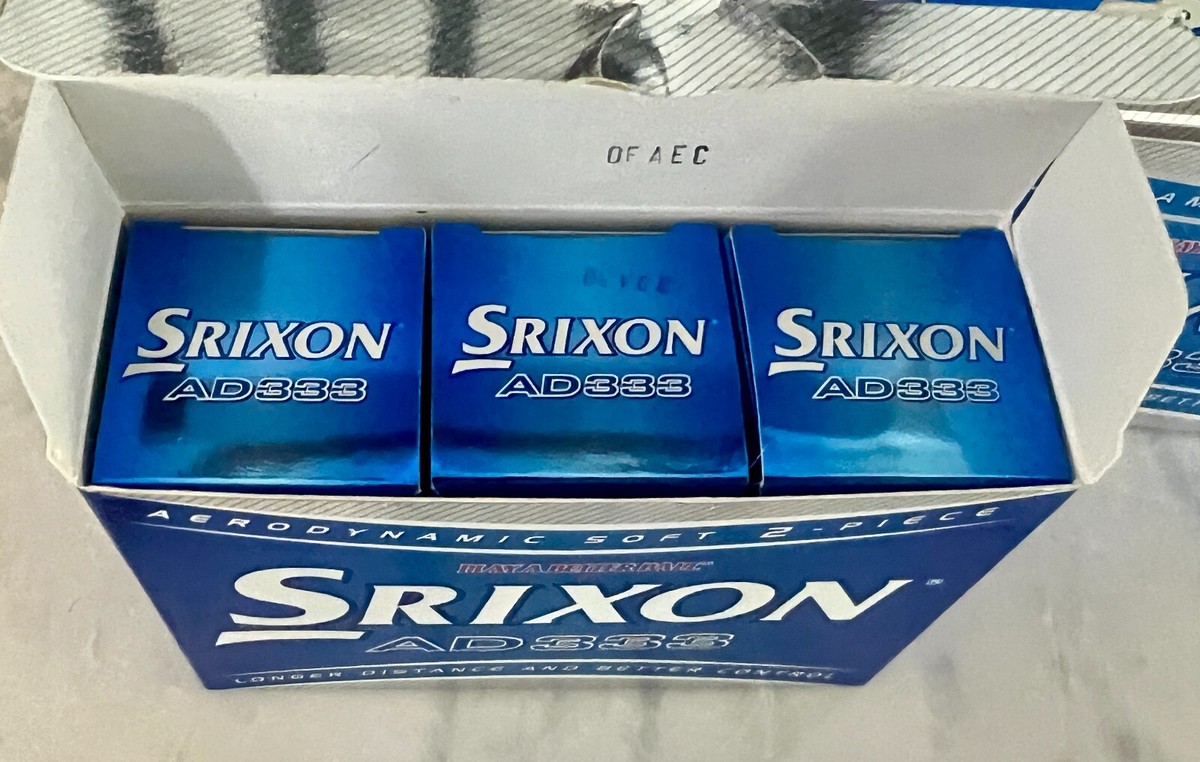 SrixonAD333&SrixonDISTANCE 合計6箱セット Srixon AD333 Golf Balls Set of 10 New in the Box | eBay