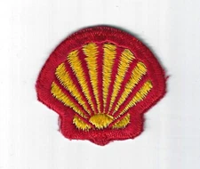 Vintage Shell Oil Embroidered Uniform Patch 2 Inches Wide Unused