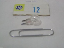 One 1 NEW GE 12 Model 12 12 Miniature Lamp Bulb 1.0w T3-1/2 6.3 volt