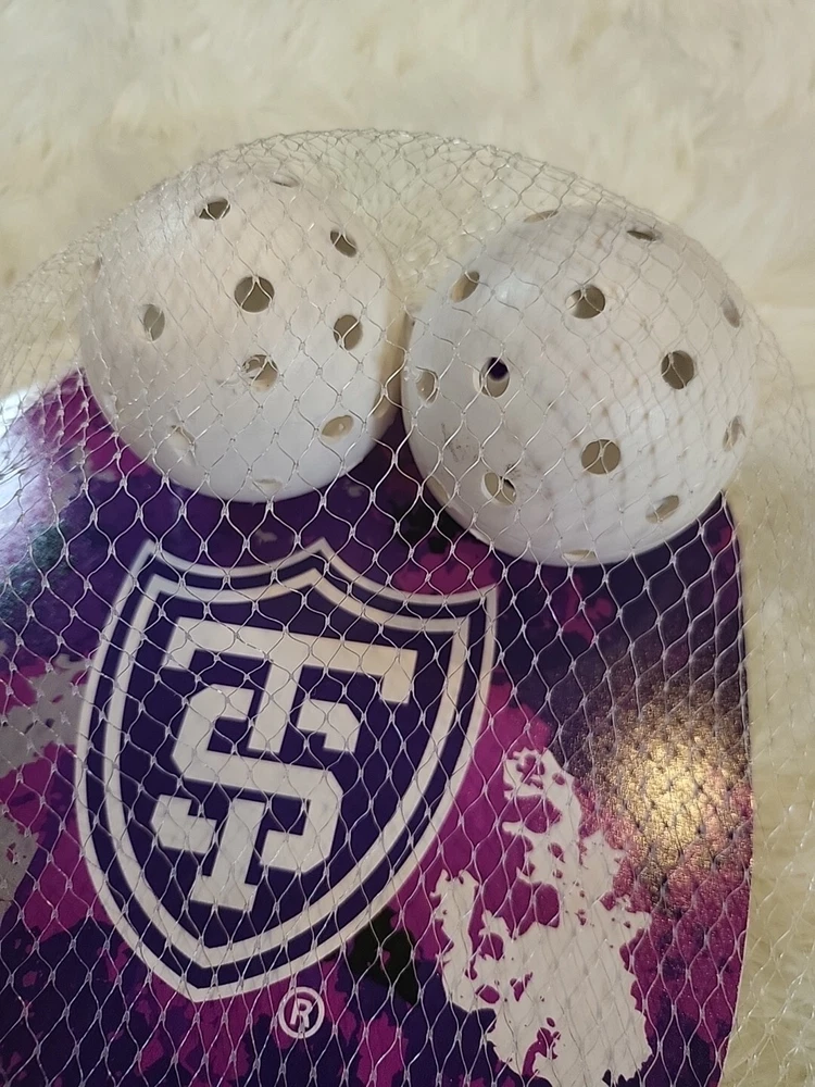 Pickleball Paddle Set Of Two Paddles And Two Balls University Of St. Thomas New Pickleball Paddle Set Of Two Paddles And Two Balls University Of St. Thomas New