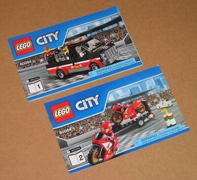 60084 LEGO Racing Bike Transporter &ndash; 100% Complete w Instructions EX COND 2015