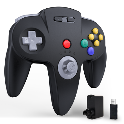 Wireless N64 Controller for N64/ Nintendo Switch PC Mac Win w