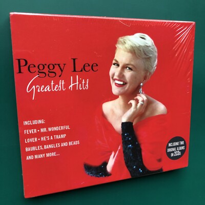 PEGGY LEE GREATEST HITS Jazz Blues 2x CD Fever Mr. Wonderful He's A Tramp SEALED