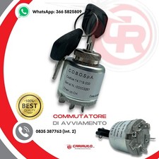 Interruttore Quadro Accensione Avviamento 2 Posizioni Trattori Fiat 850 OM50 124