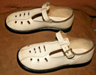 White Girls T-Strap Shoes - Hard Sole — photo 2