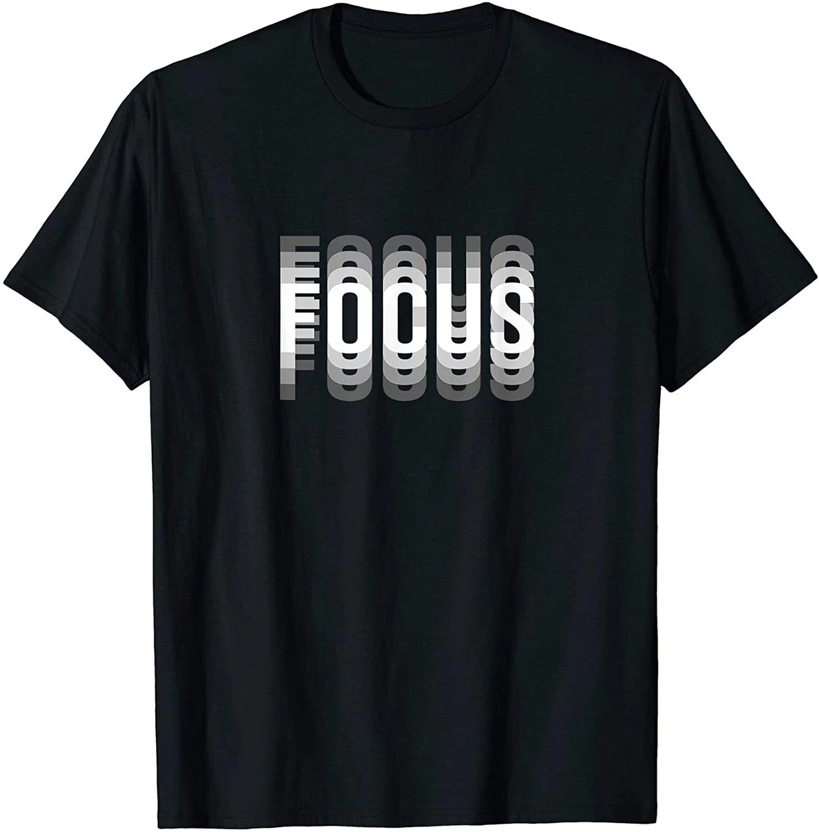 NEW LIMITED Focus Optical Illusion Trippy T-Shirt