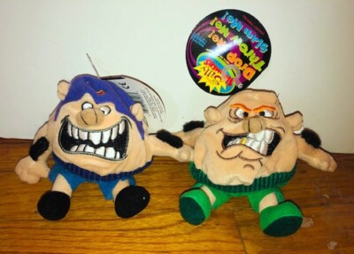 Silly Slammers Plush #68 Bronx Bomber & #66 Bruiser Wrestler NWT