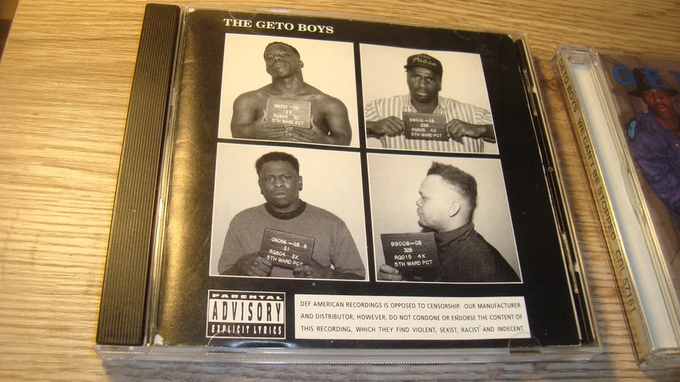#2 two RARE Ganster Rap CD's THE GETO BOYS 1990 + WE CAN'T BE STOPPED 1991 Foto 3 de 4