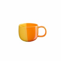 ASA Selection Joy Henkelbecher Orange Smoothie Tasse Becher Porzellan 400 Ml