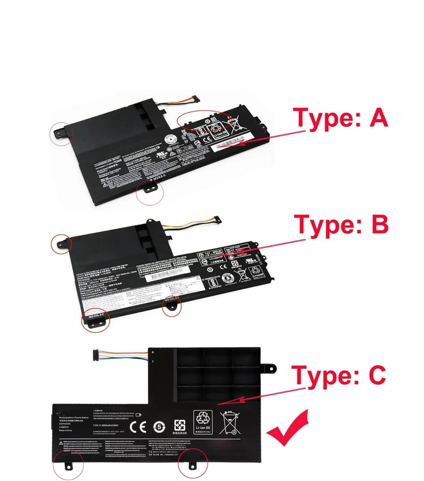 New Akku L14M2P21 L14L2P21 für Lenovo IdeaPad 330S-14AST 330S-14IKB 500-15ISK - Bild 2 von 4