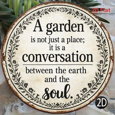 2D Decorating Garden Yard Porch Balcony Room Cafe Study Wall Art Sign Decoration