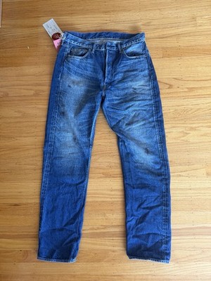 MSRP $460   FULLCOUNT  ''More Than Real'' Clean Straight Size 32 Denim Jeans