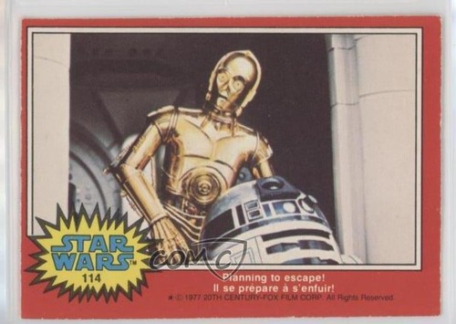 1977 OPC Star Wars #114 Planning to escape!