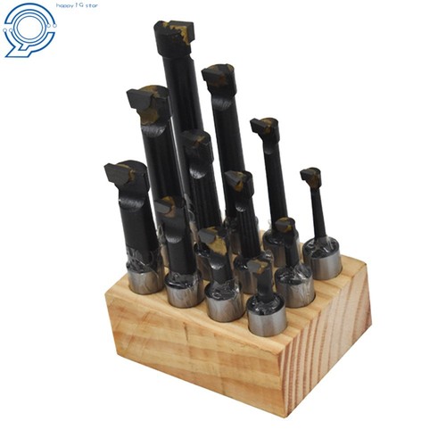 5/8" Boring Bar Set 12 Pcs Carbide Tipped Bars 5/8" Shank Lathe Tool - 第 4/7 張圖片