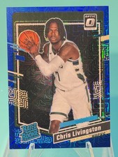 2023-24 Panini Donruss Optic-Rated Rookie-Blue Mojo (Choice)-Chris Livingston #2