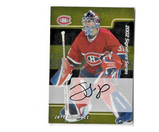 2002-03 ITG Be A Player Signature Series Gold #161 Jeff Hackett