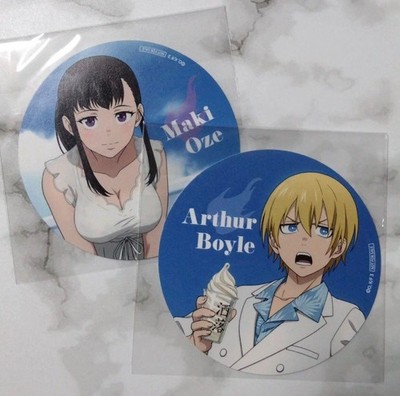 Fire Force Sharaku Cafe Bonus Coaster