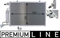 Mahle Kondensator, Klimaanlage AC 7 000P FüR Ford