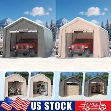 10' x 15' Portable Storage Shed Shelter Carport Outdoor Car Canopy Tent Garage