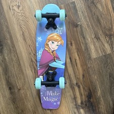 PlayWheels Frozen 2 II Wooden cruiser Skateboard Kids Disney Toy 21  Elsa  Anna
