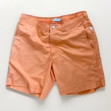 Men's Onia  The Calder Swim Trunk  Orange Size Large