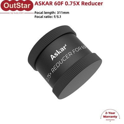 ASKAR 60F 0.75X Reducer F5.1 M50 Astronomical Part Support Full Frame Camera #sz