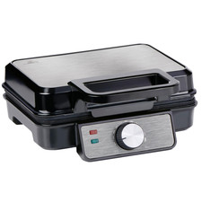 alpina Gaufrier 1200W – Appareil À Gaufre Double Pour 2 Gaufres Belges – Revêtem