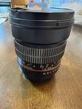 Rokinon 85mm F1.4 Aspherical IF Manual Focus Lens for Canon EF Cameras