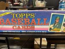 1989 Topps Official Complete Set Baseball Cards - 792 Cards - Factory Sealed