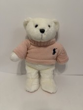 Ralph Lauren Romance Plush 13  Bear With Polo Sweater