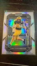 2023 Panini Prizm Draft Picks Luke Schoonmaker #161 Prizms Silver RC Wolverines