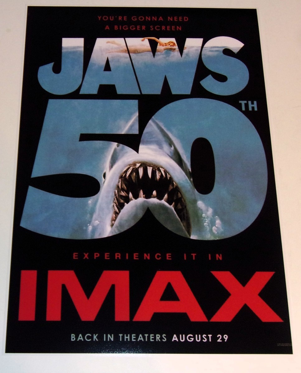 【映画館用両面ポスター】ジョーズ / Jaws 50th IMAX ver. 映画館用両面ポスター】ジョーズ / Jaws 50th IMAX ver. - メルカリ