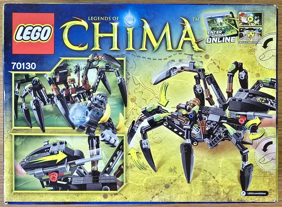 LEGO Legends of Chima: Sparratus Spider Stalker (70130) Brand New Sealed Retired - Image 2 of 4