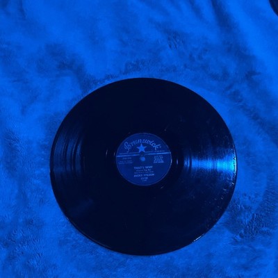 Jackie Wilson That's Why 7'' 45 RPM Black Vinyl Single Brunswick 5521