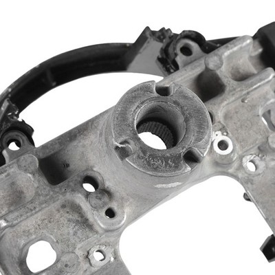 Carbon Fiber Steering Wheel Perforated Leather For Lancer Evolution