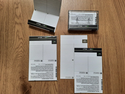 25x Audiokassetten Inlay (J-Cards) TDK SA 90 - Repro/Ersatz ( 1985 )