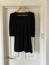 Mela Loves London Women's Black Dress - Size Medium - VGC - Cotton Polyester