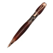 Victoria Pen Kit, Antique Rose Copper Finish, Single Kit, Legacy Woodturning