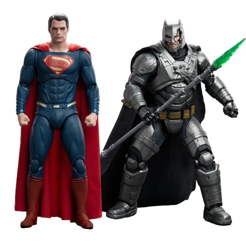 FondJoy DC Comics Batman V Superman Action Figure 2-Pack - Immagine 4 di 4